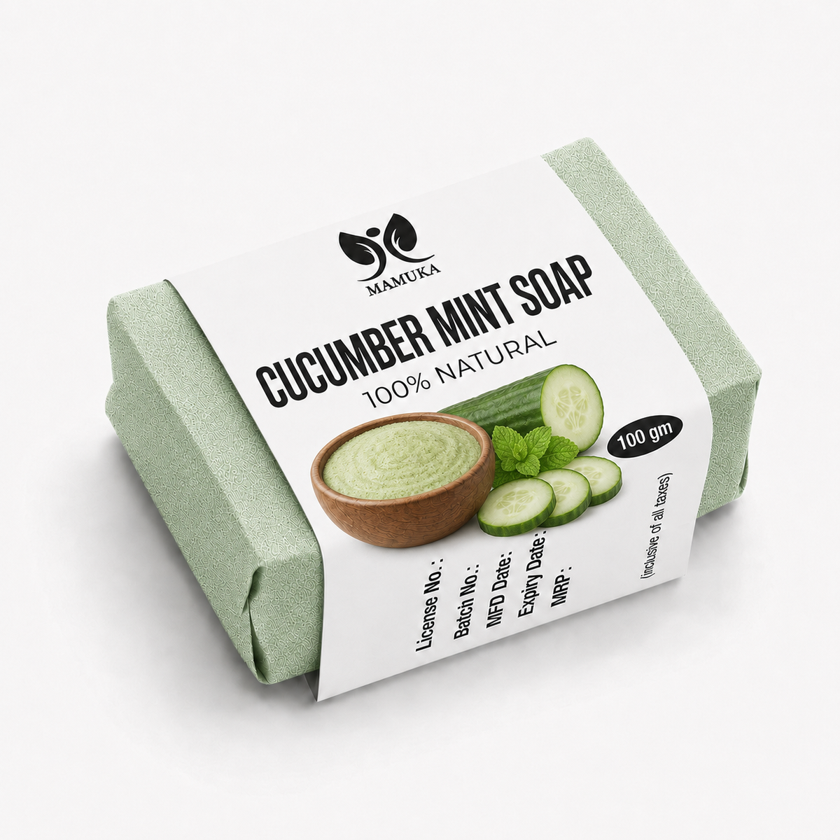 Cucumber Organic Soap- Mamuka Healthcare