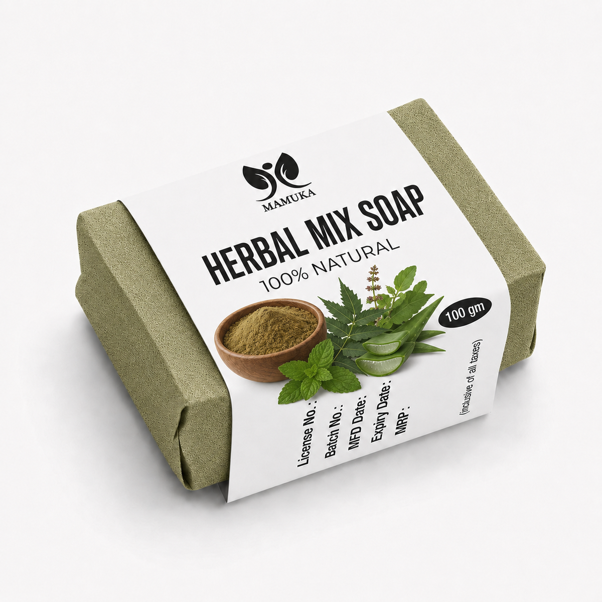 Herbal Mix Organic Soap- Mamuka Healthcare